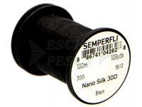 Thread Semperfli Nano Silk Ultra 30D 18/0 100m 109yds - Black