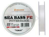 Trecciato Toray Sea Bass PE Power Game 8 Braided Natural 150m 12lb #0.6