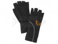 Guanti Savage Gear Wind Pro Half Finger Glove Black - XL