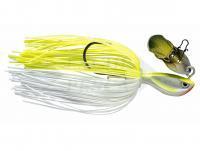 Esca Rapala Rap-V Perch Bladed Jig 8cm 21g - Silver Fluorescent Chartreuse