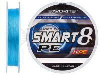 Trecciato Favorite Smart PE 8x 150m (sky blue) - #1.2/0.187mm 20lb/9.5kg