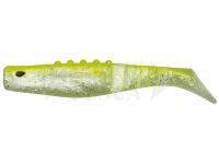 Esche siliconich Dragon Phantail 10cm PEARL/YELLOW - silver glitter