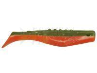 Esche siliconich Dragon Phantail Pro 10cm - Orange Fluo/Olive | Black Glitter