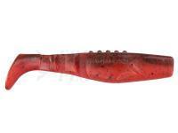 Esche siliconich Dragon Phantail Pro 12,5cm - Fluo Red/Motor Oil | Black Glitter