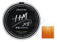Fili Trecciati Dragon HM X8 P.E. Braid Fluo Orange 135m 0.10mm