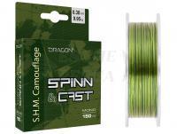 Monofilo Dragon S.H.M Camouflage Spinn & Cast 150m 0.28mm