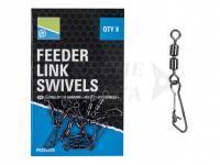 Preston Double Feeder Link Swivels 8 per pack