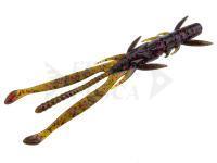 FishUp Shrimp 3.6 inch | 89 mm - 050 Green Pumpkin Brown / Red & Purple