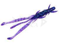 FishUp Shrimp 3.6 inch | 89 mm - 060 Dark Violet / Peacock & Silver