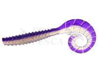 Soft Bait Flagman TT-Grub 2.0 inch | 50 mm - Violet / Pearl White