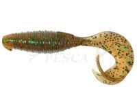 Keitech Soft Bait Flapper Grub 4 inch - LT Pumpkin Green FLK