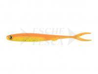 Esca Siliconich Fox Rage Slick Finesse Super Soft 16cm 6.2in - UV Orange Chartreuse