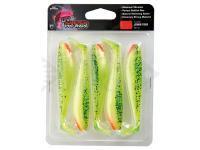 Esche Siliconiche Fox Rage Zander Pro Shad Packs 10cm 5pcs - UV Lemontiger