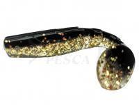 Esca Siliconicha Manns Predator 3 UV 80mm - Bottom Clear / Big Gold