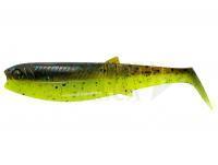 Esca Siliconicha Savage Gear Cannibal Shad Bulk 10cm 9g - Chartreuse Pumpkin Fluo