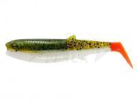 Esca Siliconicha Savage Gear Cannibal Shad Bulk 10cm 9g - Olive Hot Orange Fluo