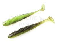 Esca Siliconicha Noike Wobble Shad 3 inch 76 mm - 131 Green Pumpkin / Chart