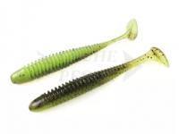 Esca Siliconicha Noike Wobble Shad 4 inch 100 mm - 131 Greenpumpkin/Chart