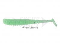 Esche Reins Aji Ringer Shad 1.5 inch | 4cm - #141 Glow Melon Soda