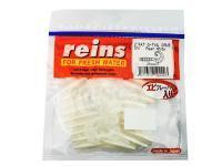 Soft Bait Reins Fat G-Tail Grub 2 inch - 014 Pearl White