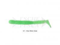 Soft Bait Reins Rockvibe Shad 1.2 inch - 141 Glow Melon Soda