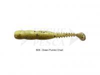 Soft Bait Reins Rockvibe Shad 2 inch - B08 Green Pumpkin Chart