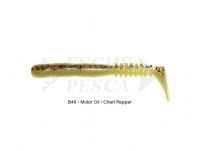 Soft Bait Reins Rockvibe Shad 3.5 inch - B48 Motor Oil Pepper Chartreuse