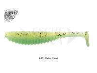 Soft Bait Reins S-Cape Shad 3.5 inch - B85 Chart Pepper / Glow Melon Soda