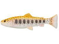 Esche Savage Gear 3D Craft Trout PulseTail Bulk 20cm 104g - Golden Albino Fluo Matte Finish