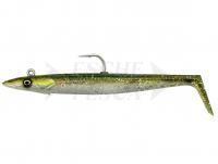 Esca Siliconicha Savage Gear Sandeel V2 12cm 22g 2+1pcs - Green Silver