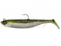 Esca Siliconicha SG Savage Minnow 10cm 20g - Green Silver 2+1pcs