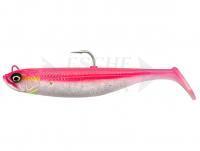 Esca Siliconicha SG Savage Minnow 12.5cm 35g - Pink Pearl Silver 2+1pcs