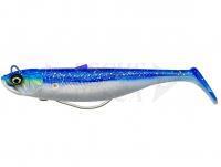 Esca Siliconicha SG Savage Minnow Weedless 10cm 16g 2+1pcs - Blue Pearl Silver