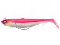 Esca Siliconicha SG Savage Minnow Weedless 12.5cm 28g 2+1pcs - Pink Pearl Silver