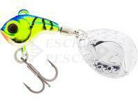 Esca Westin DropBite Tungsten Spin Tail Jig 1.8cm 9g - Chartreuse Blue Craw