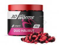Match Pro Top Worms Wafters 3D Duo 8mm - Halibut