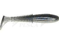 Esche siliconich Dragon Invader Pro  5cm - Pearl/Clear Smoked - blue/black glitter