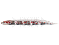 Esche siliconich Fish Arrow Flash-J Shirasu SW 3" - 125 Clear Red Lame/Silver