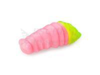 Esche siliconiche Fishup Maya Cheese Trout Series 1.4 inch - #133 Bubble Gum/Hot Chartreuse