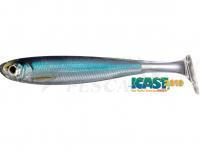Esche Live Target Slow-Roll Shiner Paddle Tail 12.5cm - Silver/Blue
