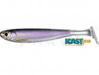 Esche Live Target Slow-Roll Shiner Paddle Tail 12.5cm - Silver/Purple