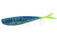 Esche Lunker City Fat Fin-S Fish 3.5" - #273 Blue Ice/ Chartreuse Tail