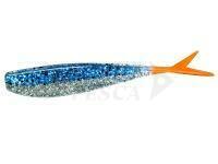 Esche Lunker City Fat Fin-S Fish 3.5" - #279 Blue Ice/ Fire Tail