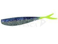 Esche Lunker City Fat Fin-S Fish 3.5" - #281 Purple Ice/ Chartreuse Tail