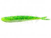 Esche siliconich Lunker City Fin-S Fish 4" - #79 Green Shad Flash