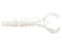 Esche Mustad AJI Worm Chiki-Chiki 1.7" 4.3cm - White Glow Glitter