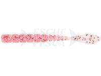 Esche Mustad AJI Worm Fla-Fla 2" 5cm - Clear Red Glitter