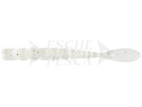 Esche Mustad AJI Worm Fla-Fla 2" 5cm - White Glow Glitter