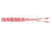 Esche Mustad AJI Worm Pilo-Pilo 2" 5cm - Clear Red Glitter