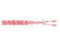 Esche Mustad AJI Worm Pilo-Pilo 2" 5cm - Clear Red Glitter